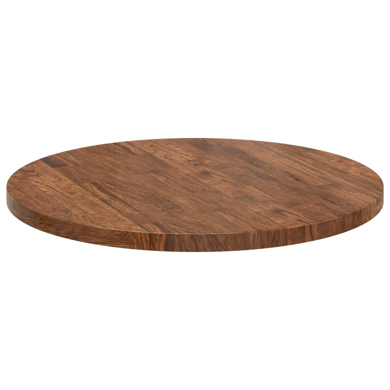Blat stołu Jasny Brąz Ø 60 x 2,5 cm Dąb lite