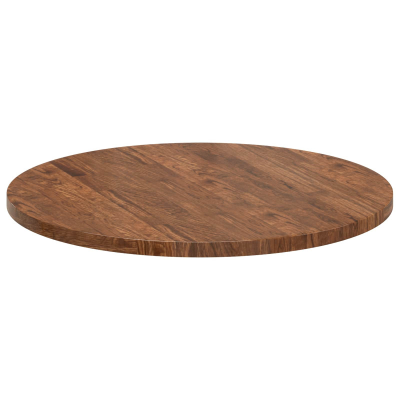Blat stołu Jasny Brąz Ø 70 x 2,5 cm Dąb lite