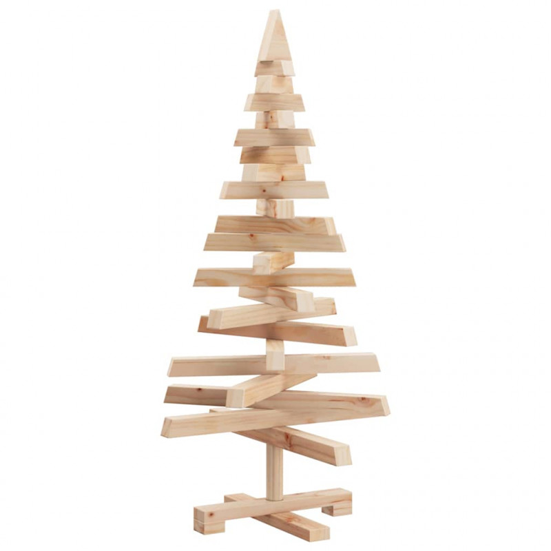 Choinki z podstawą Naturalny 90 cm Lite drewno sosnowe
