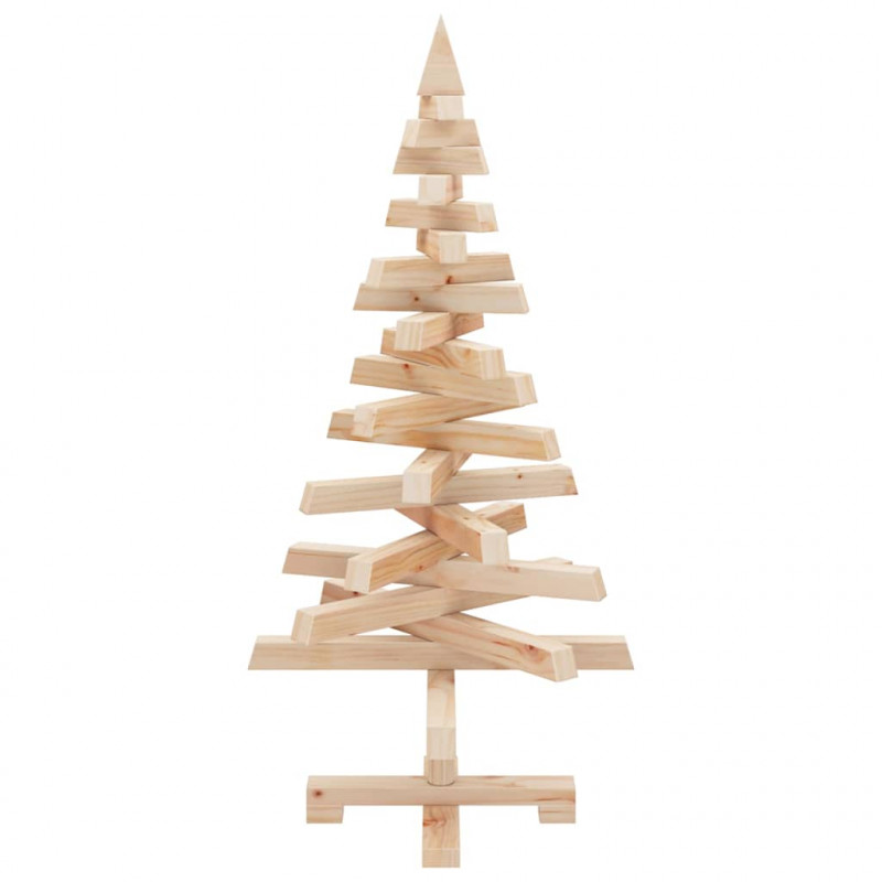 Choinki z podstawą Naturalny 90 cm Lite drewno sosnowe