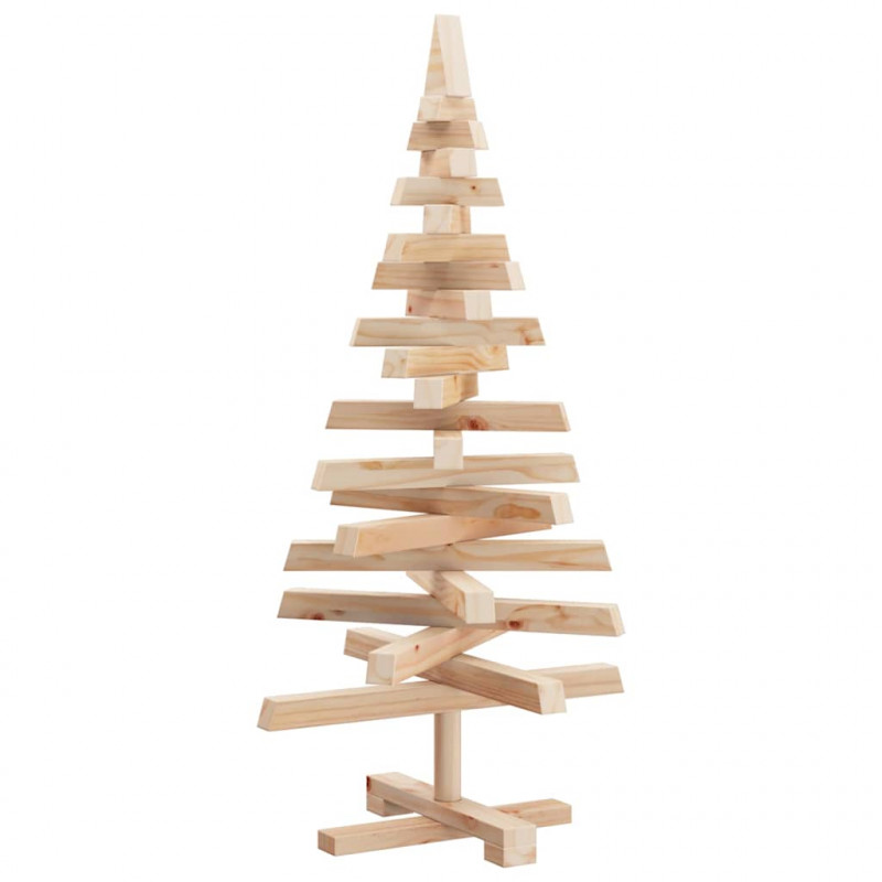 Choinki z podstawą Naturalny 90 cm Lite drewno sosnowe