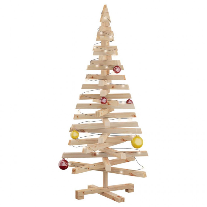 Choinki z podstawą Naturalny 120 cm Lite drewno sosnowe