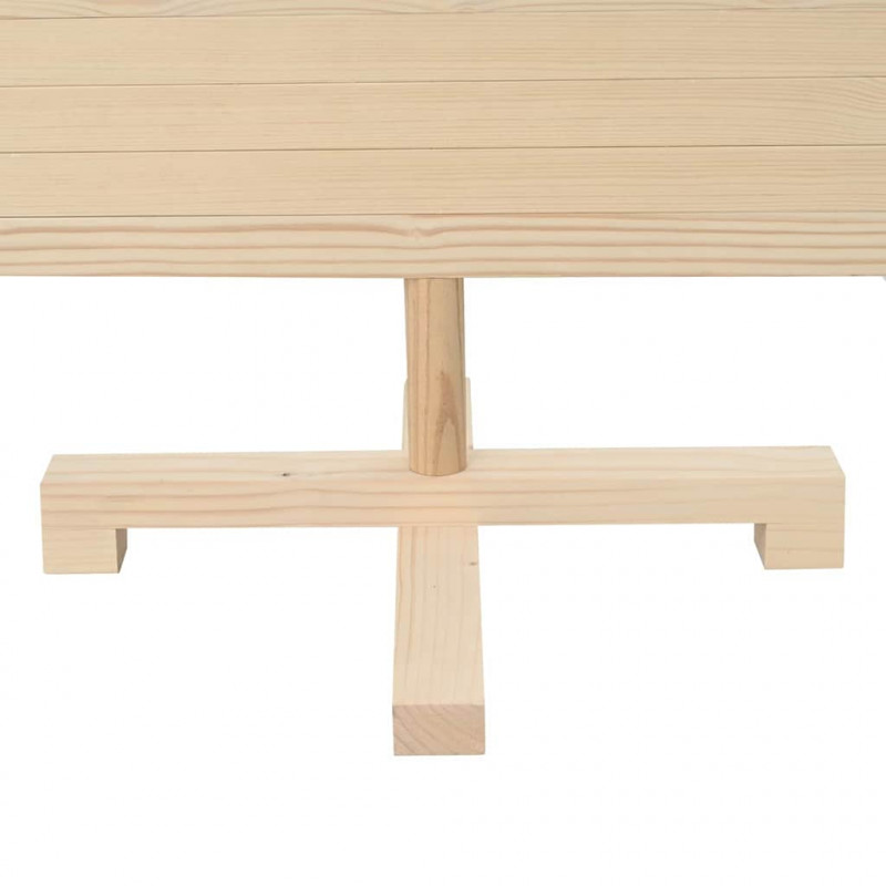 Choinki z podstawą Naturalny 120 cm Lite drewno sosnowe