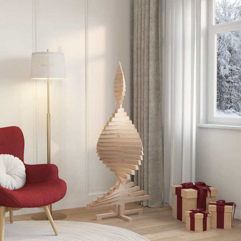 Choinki z podstawą Naturalny 150 cm Lite drewno sosnowe