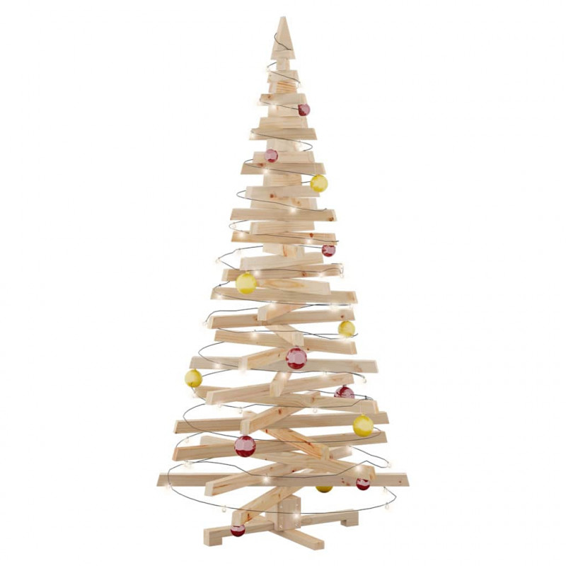Choinki z podstawą Naturalny 180 cm Lite drewno sosnowe
