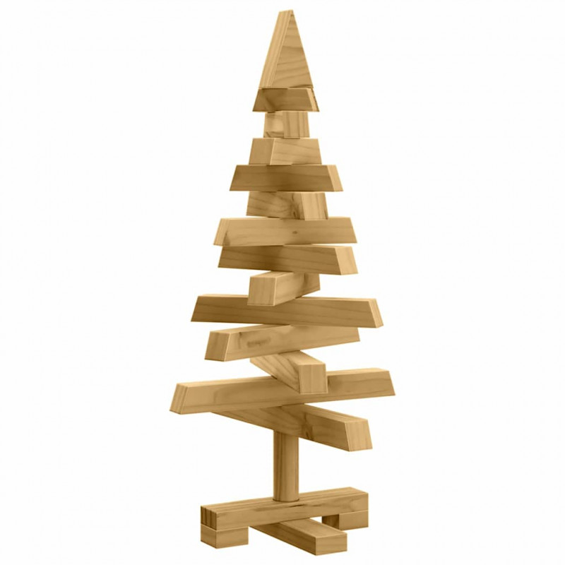 Choinki z podstawą Brązowy 60 cm Lite drewno sosnowe
