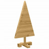 Choinki z podstawą Brązowy 60 cm Lite drewno sosnowe