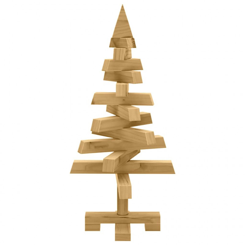 Choinki z podstawą Brązowy 60 cm Lite drewno sosnowe