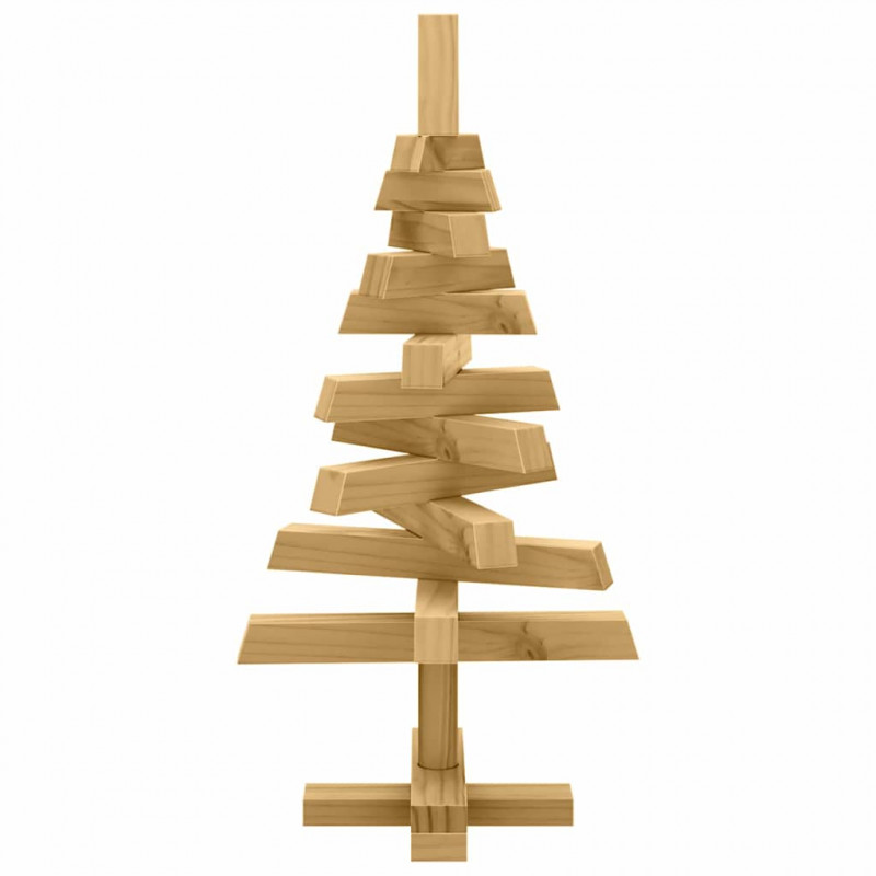 Choinki z podstawą Brązowy 60 cm Lite drewno sosnowe