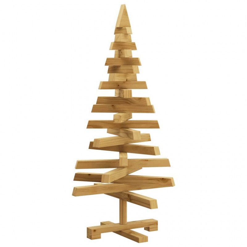 Choinki z podstawą Brązowy 90 cm Lite drewno sosnowe