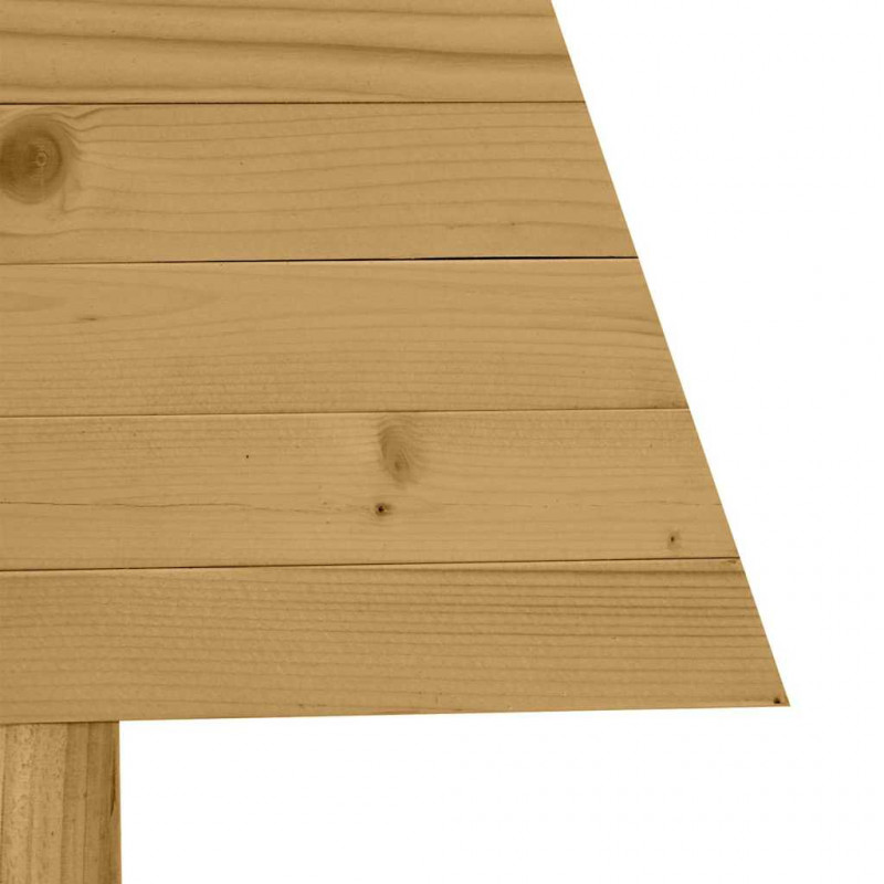 Choinki z podstawą Brązowy 90 cm Lite drewno sosnowe