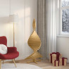 Choinki z podstawą Brązowy 150 cm Lite drewno sosnowe