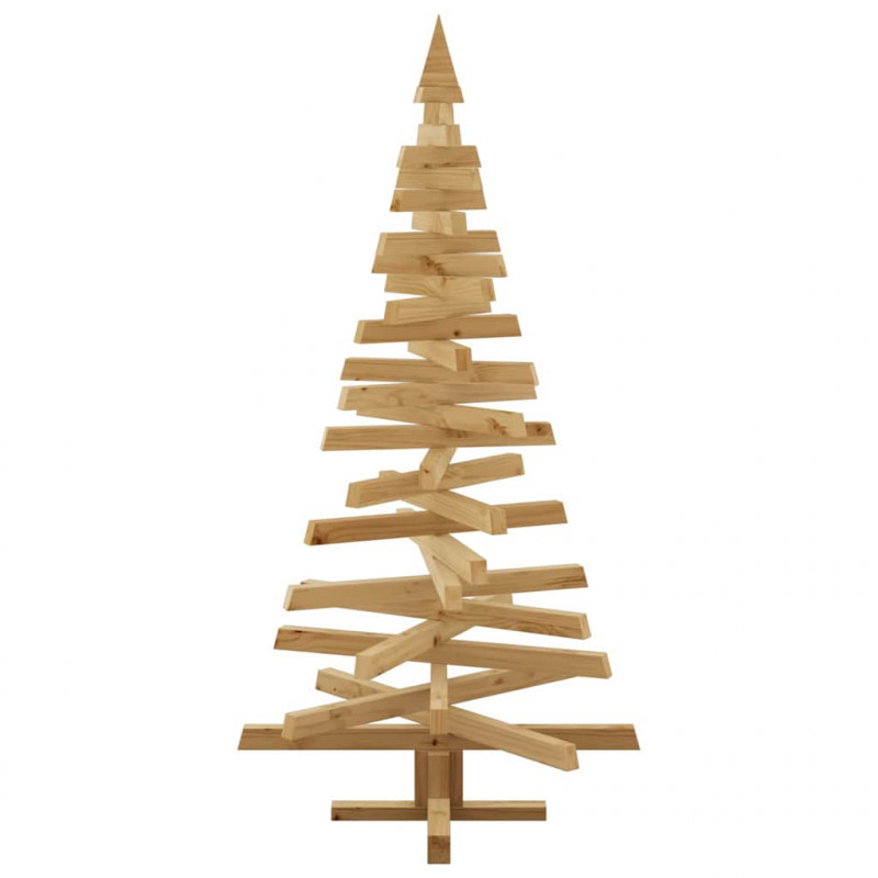 Choinki z podstawą Brązowy 150 cm Lite drewno sosnowe