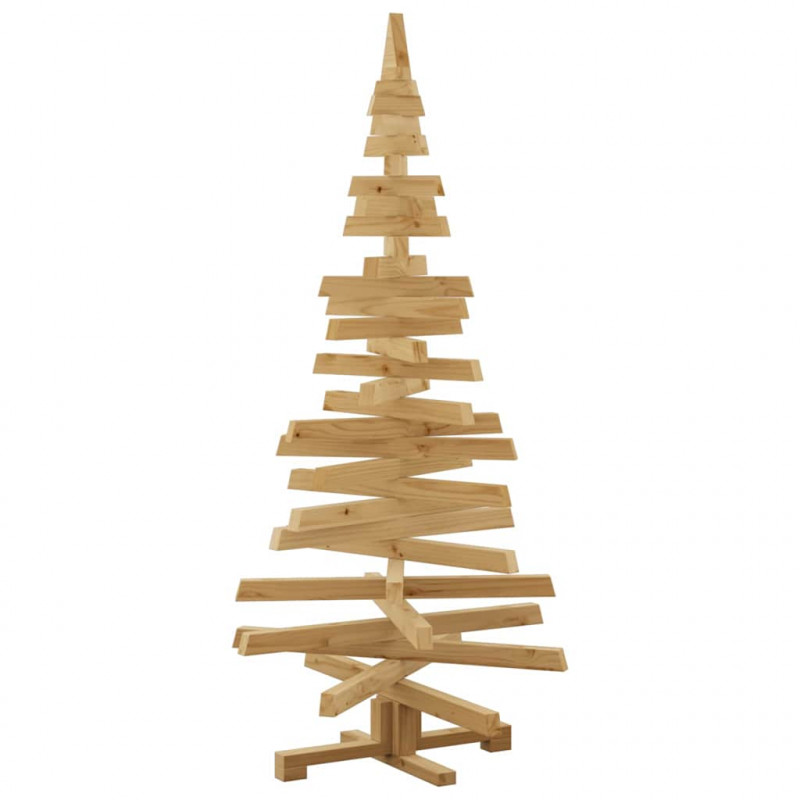 Choinki z podstawą Brązowy 150 cm Lite drewno sosnowe