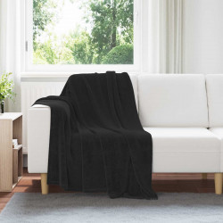 Koc Czarny 130 x 150 cm Polar