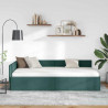 Rama łóżka narożnego Ciemna zieleń 90 cm x 200 cm tkanina