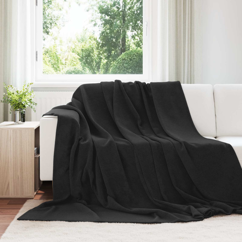 Koc Czarny 240 x 270 cm Polar