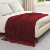 Koc Bordeaux Czerwony 150 x 200 cm Polar