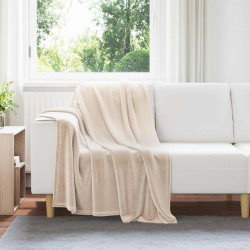 Koce narzutowe 6 pcs Beżowy 130 x 150 cm Polar