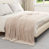 Koce narzutowe 6 pcs Beżowy 150 x 200 cm Polar