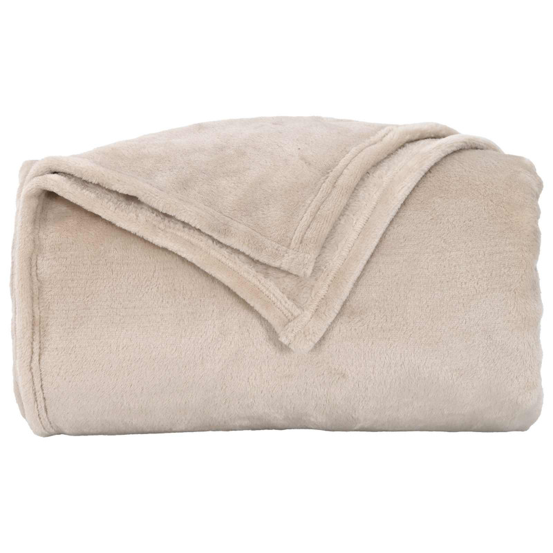 Koce narzutowe 6 pcs Beżowy 240 x 270 cm Polar