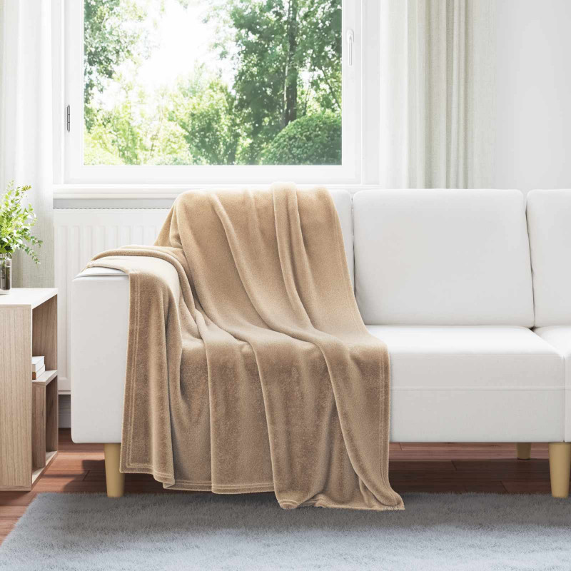 Koce narzutowe 6 pcs Camel 130 x 150 cm Polar