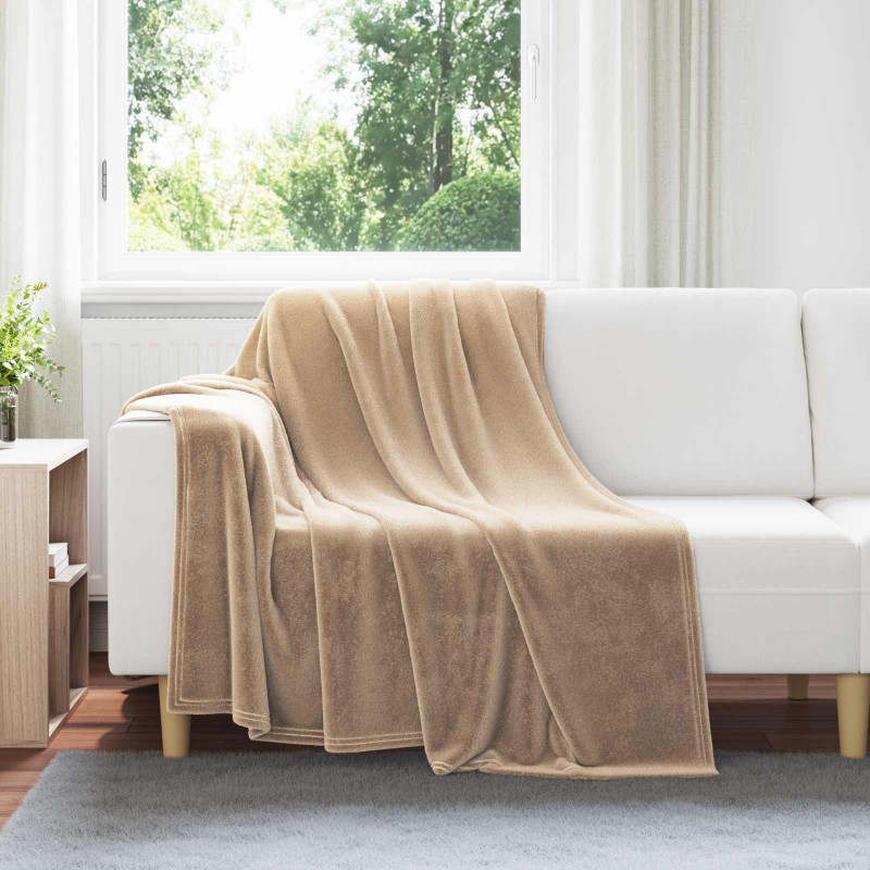 Koce narzutowe 6 pcs Camel 150 x 200 cm Polar
