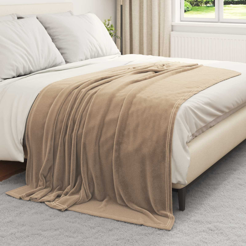 Koce narzutowe 6 pcs Camel 150 x 200 cm Polar