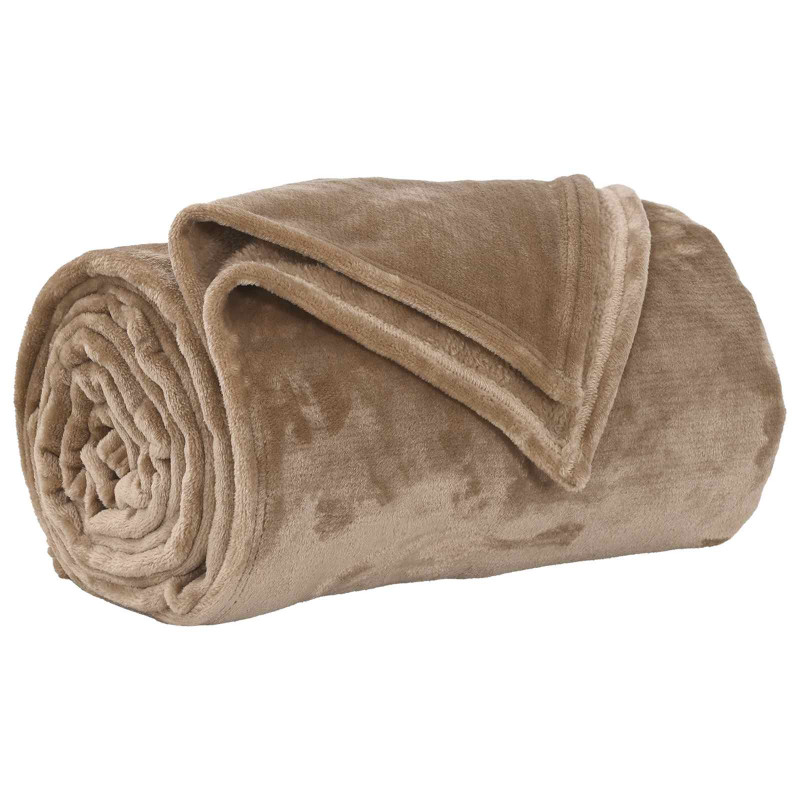 Koce narzutowe 6 pcs Camel 150 x 200 cm Polar