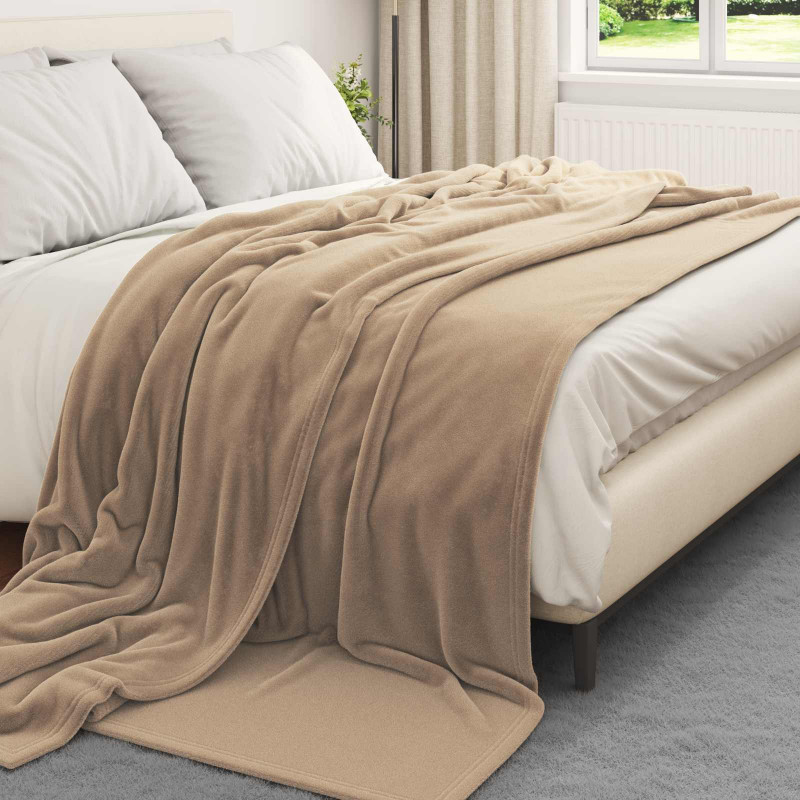 Koce narzutowe 6 pcs Camel 220 x 240 cm Polar