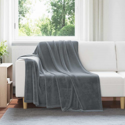 Koce narzutowe 6 pcs Ciemnoszary 150 x 200 cm Polar