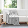 Koce narzutowe 6 pcs Szary 130 x 150 cm Polar