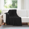 Koce narzutowe 24 pcs Czarny 170 x 130 cm Polar