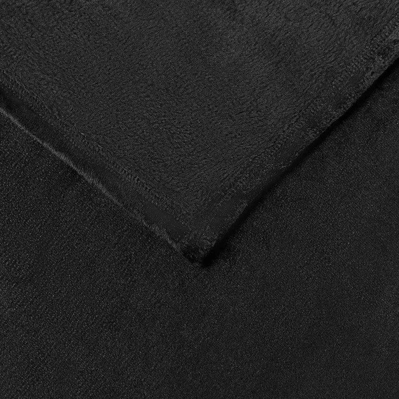 Koce narzutowe 6 pcs Czarny 220 x 240 cm Polar