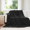 Koce narzutowe 6 pcs Czarny 240 x 270 cm Polar