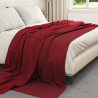 Koce narzutowe 24 pcs Bordeaux Czerwony 270 x 240 cm Polar