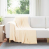 Koce narzutowe 24 pcs Kremowy 170 x 130 cm Polar