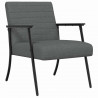 fotel Ciemnoszary 59 x 75 x 78 cm tkanina
