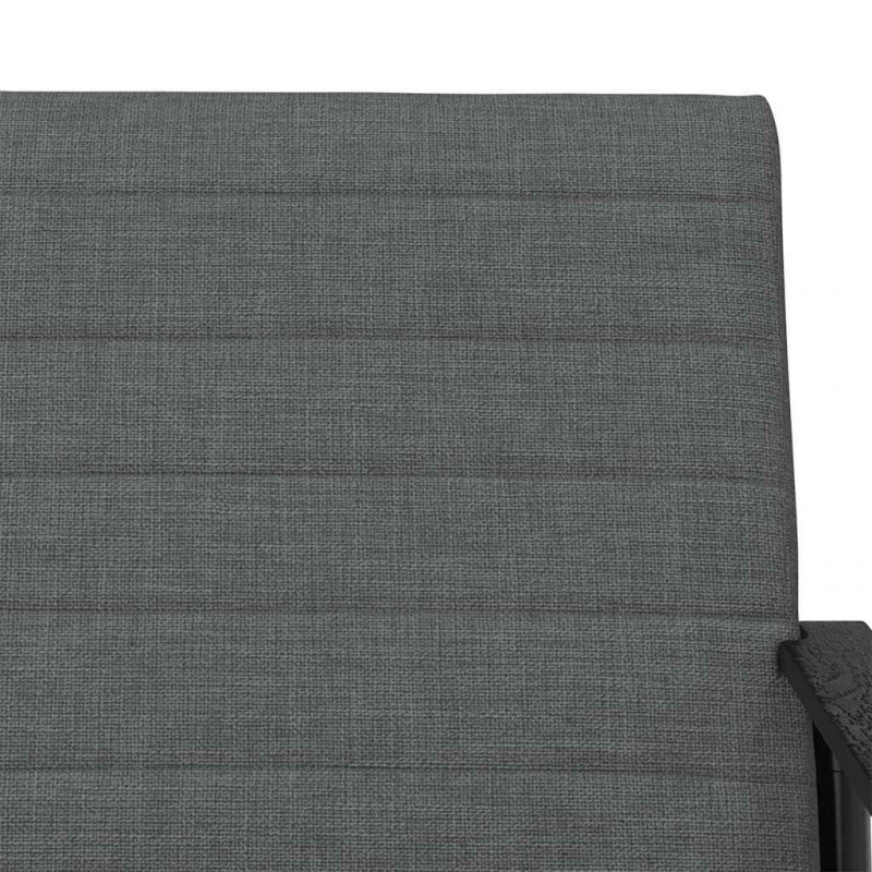 fotel Ciemnoszary 59 x 75 x 78 cm tkanina