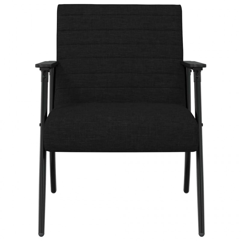 fotel Czarny 59 x 75 x 78 cm tkanina