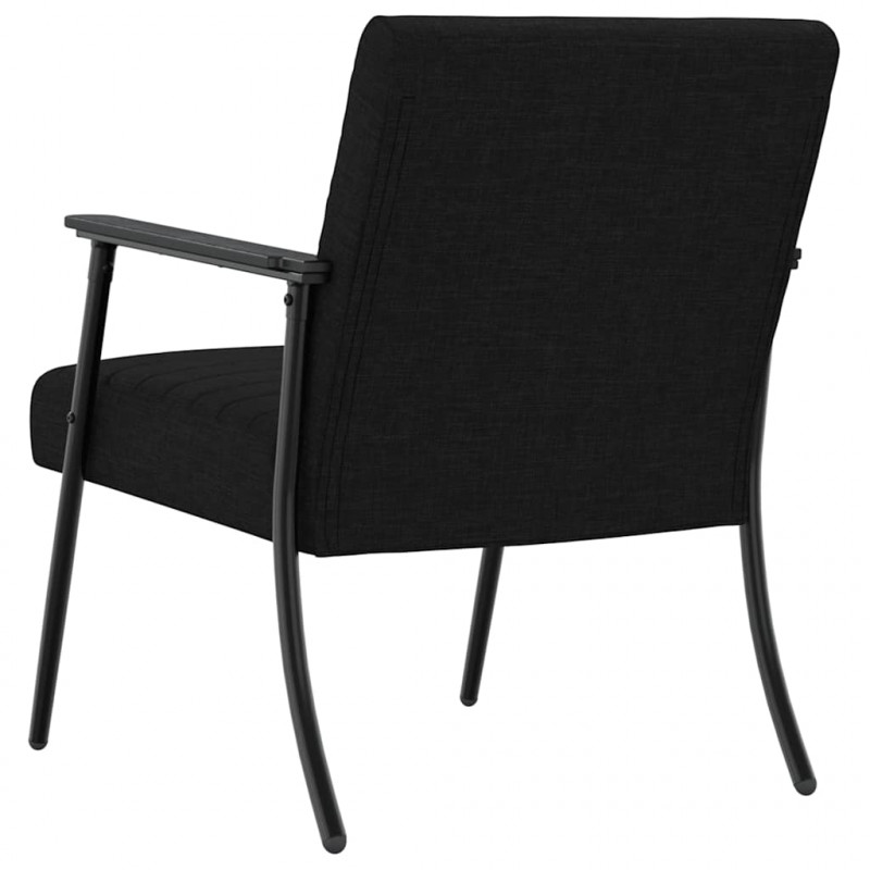 fotel Czarny 59 x 75 x 78 cm tkanina
