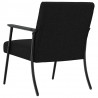 fotel Czarny 59 x 75 x 78 cm tkanina
