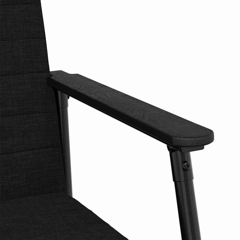 fotel Czarny 59 x 75 x 78 cm tkanina