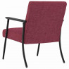 fotel Czerwone wino 59 x 75 x 78 cm tkanina