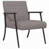 fotel Ciemnoszary 59 x 75 x 78 cm tkanina