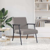 fotel Ciemnoszary 59 x 75 x 78 cm tkanina