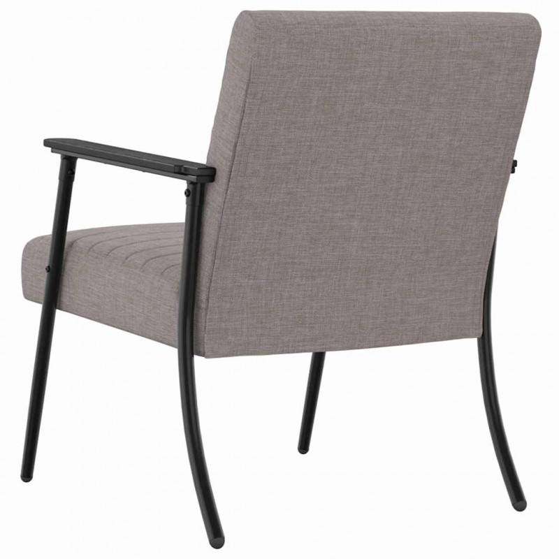 fotel Ciemnoszary 59 x 75 x 78 cm tkanina