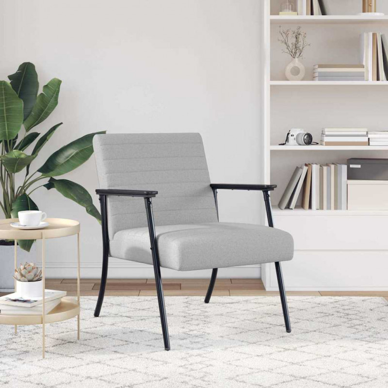 fotel Szary chmur 59 x 75 x 78 cm tkanina