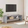 Szafka pod TV, szary dąb sonoma, 120x40x40 cm