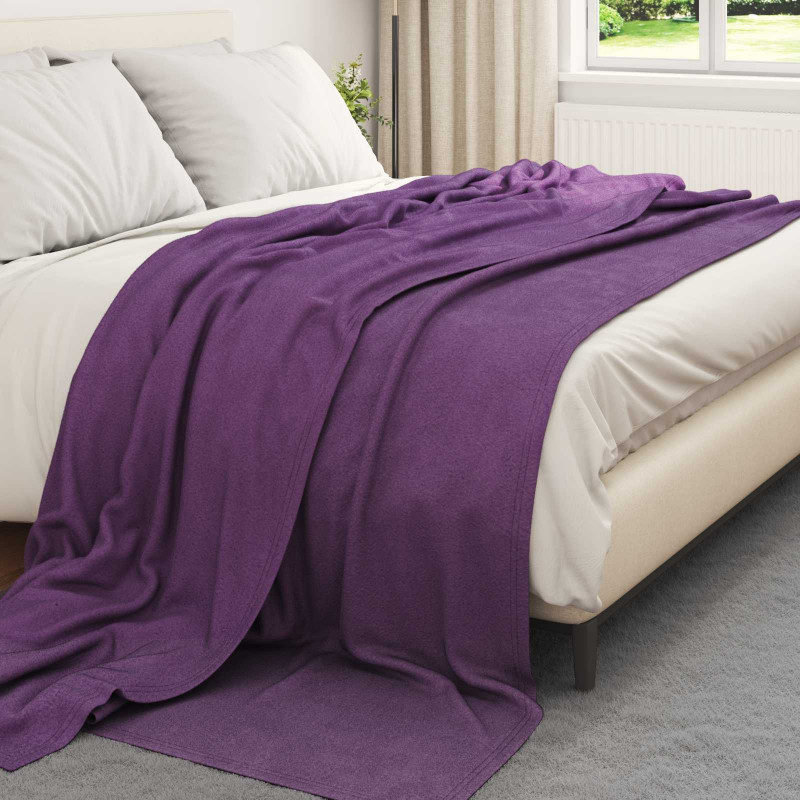 Koce narzutowe 24 pcs Fioletowy 240 x 220 cm Polar